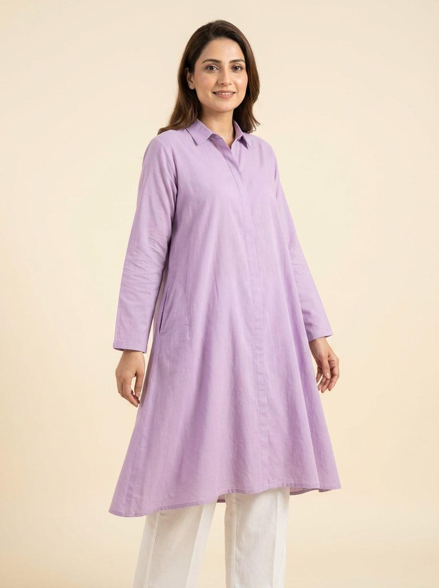Chhaon A-Line Cotton Shirt