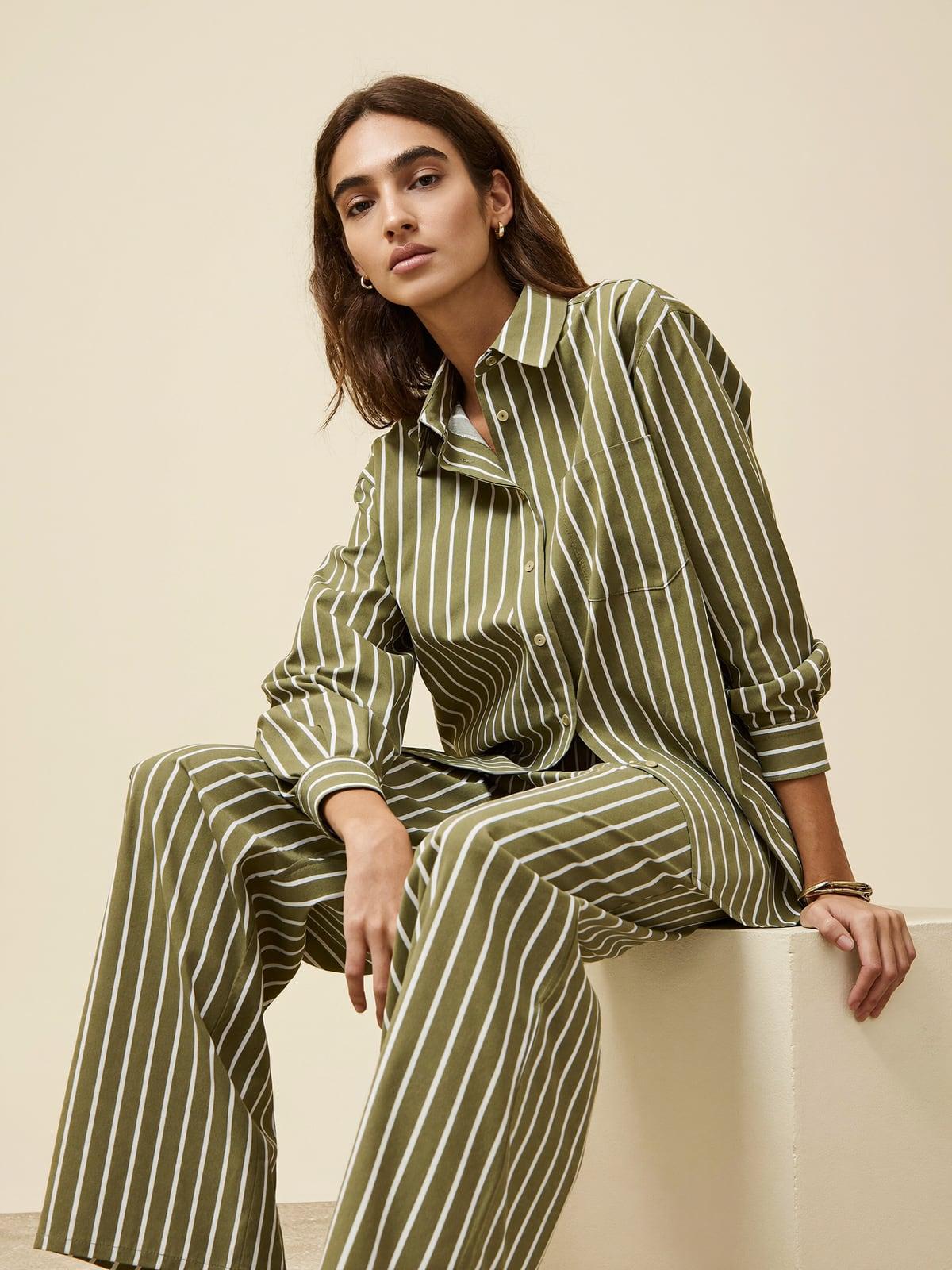 Dono Striped Cotton Co-ord