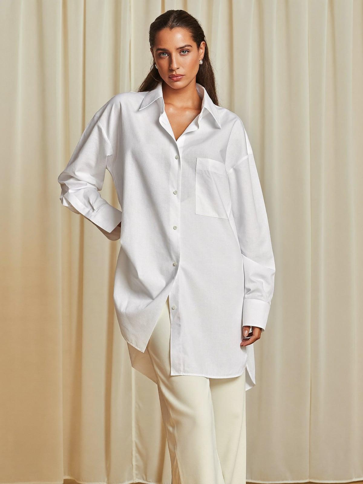 Hawa Oversized Longline Shirt