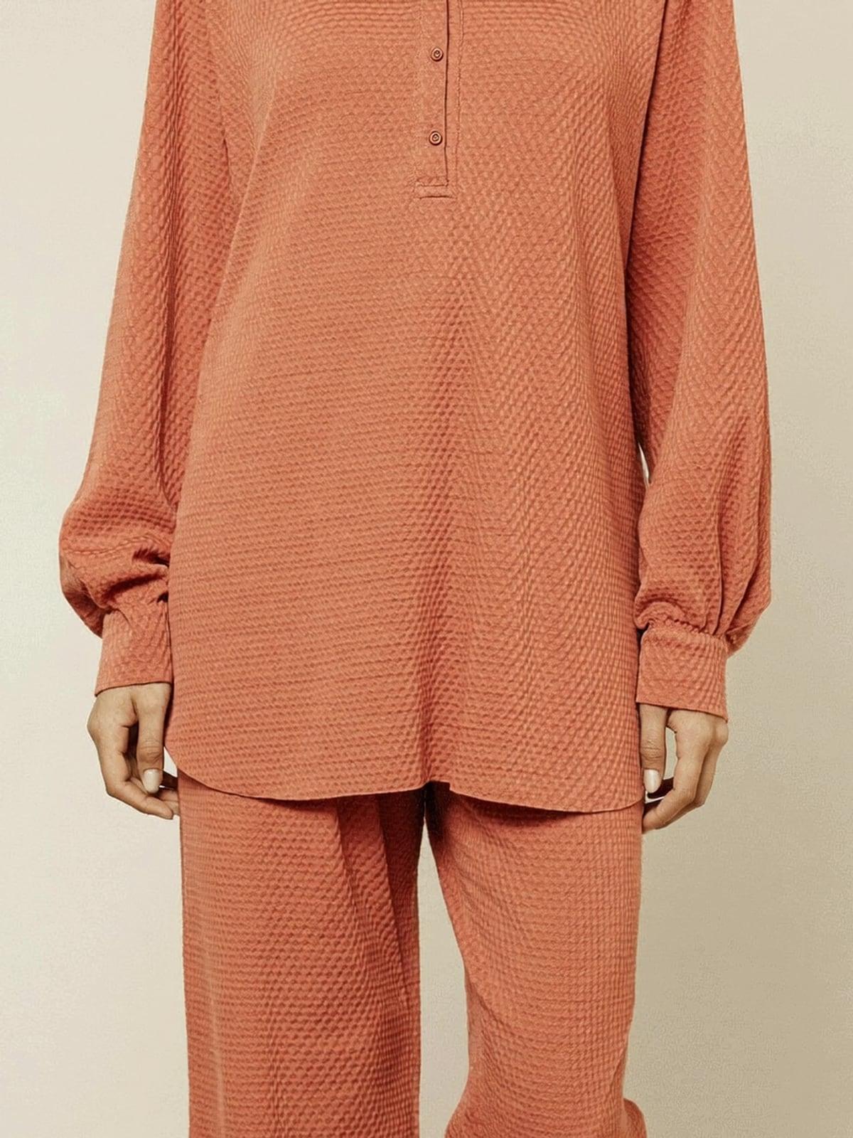 Raahat Waffle-Knit Lounge Set