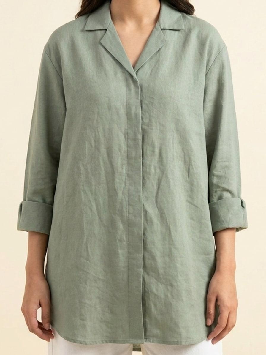 Saawan Linen Camp Shirt