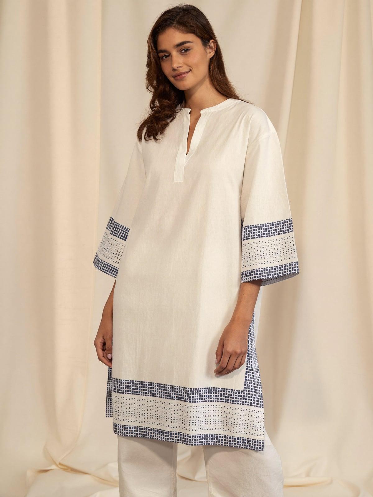 Saba Block-Print Tunic