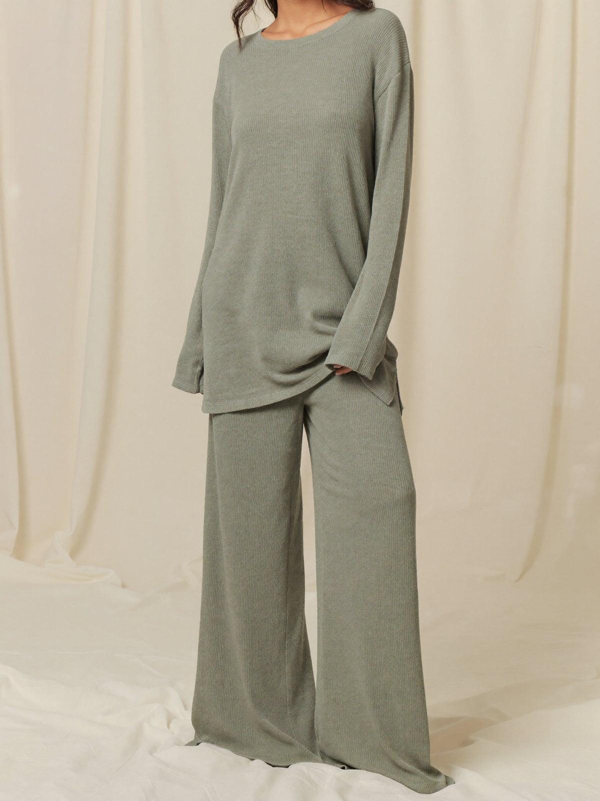 Sukoon Ribbed Lounge Set