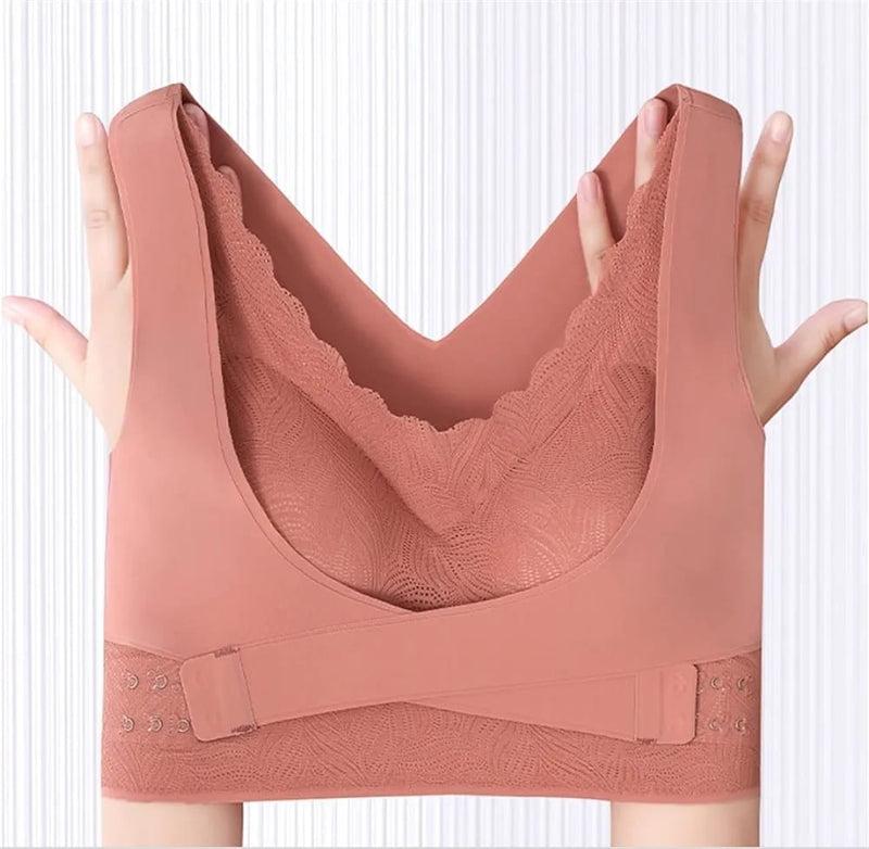 Women's Adjustable Cross Posture Corrector Back Straighter Sports Bra *